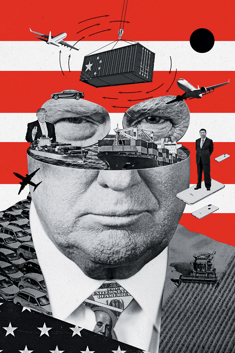 Klawe Rzeczy illustration for Foreign Policy; Photos by Bruce Bennett/Getty Images/David Becker/Getty Images/Fred Dufour/Getty Images